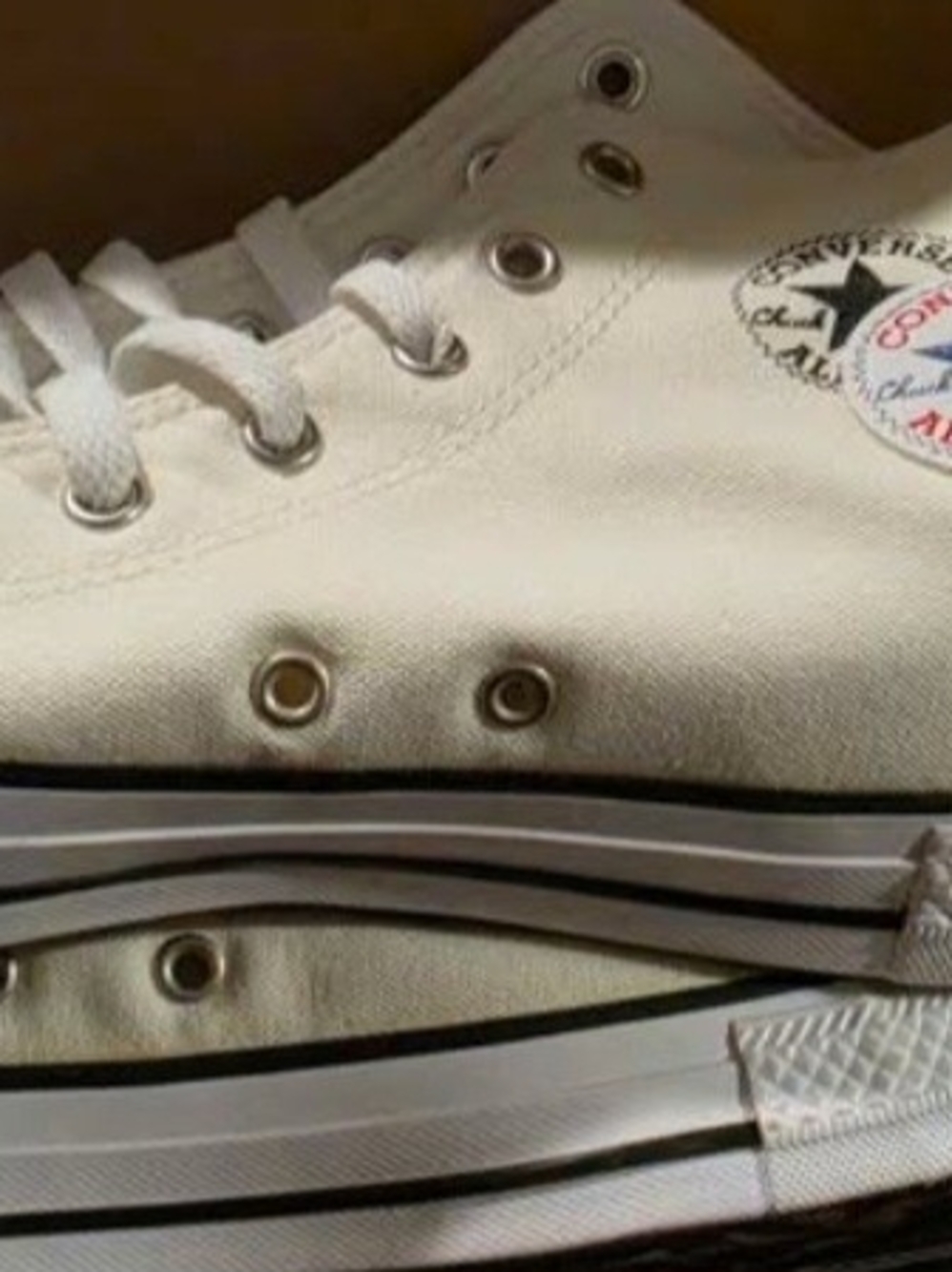 Converse CTAS Hi Vintage White/Black Box Label